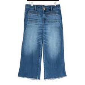 J.Jill  Denim | WIDE LEG   Crop   Jeans - Size 12